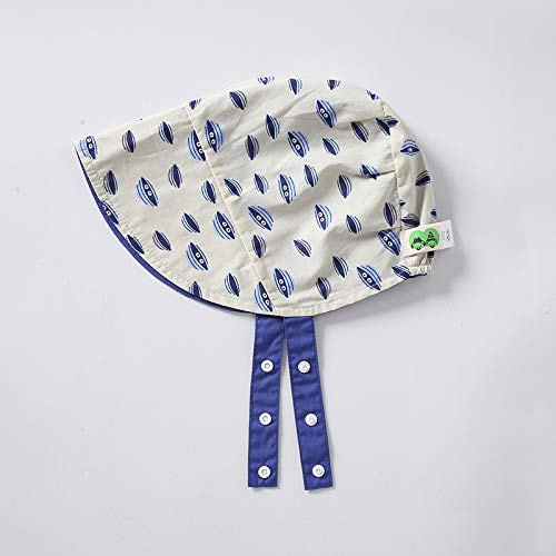 Vivobiniya Toddler Girl Lovely Flounce Knit Hats Baby Bonnets Newborn Baby Hats 0-8y (as1, Age, 1_Year, 4_Years, Blue(Spring/Summer))4