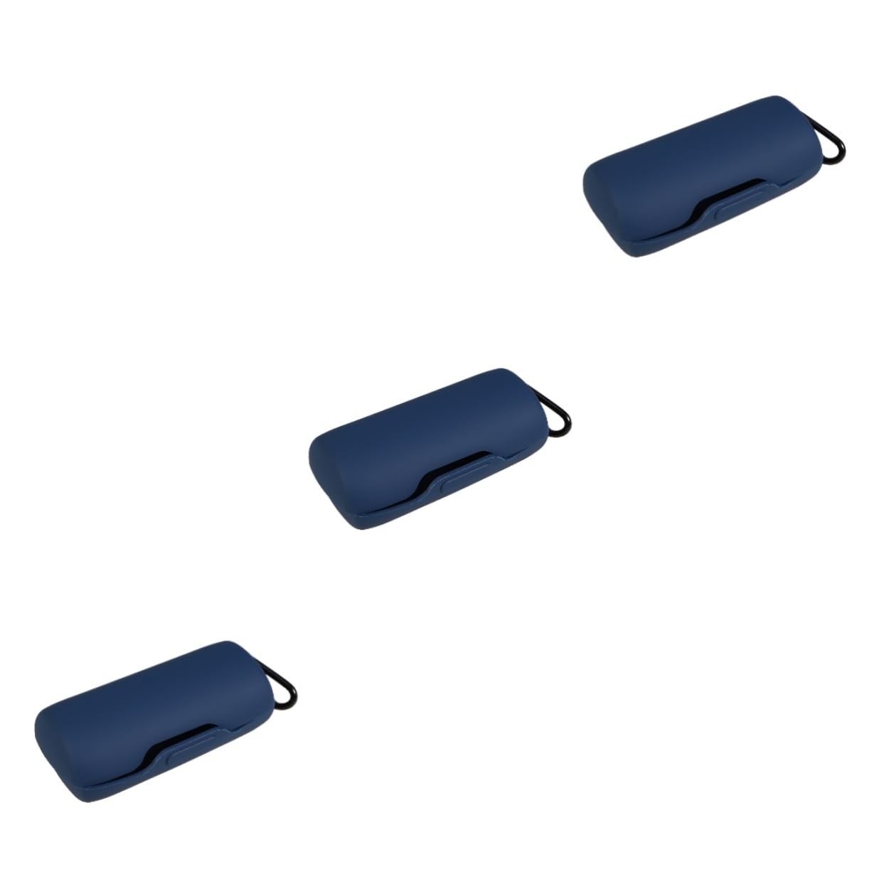 DOITOOL 3 Pezzi Custodia Protettiva Per Auricolari in Silicone Compatto E Robusto Scatola Antigraffio Antiurto Scura