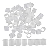 STOBAZA 100 Stück Anti rutsch Kleiderbügel silikonhüllen rutschfeste Kleiderbügel Griffe Praktische Garderoben Accessoires für Zuhause Hotels Kleidungsgeschäfte und Vielseitigen Einsatz