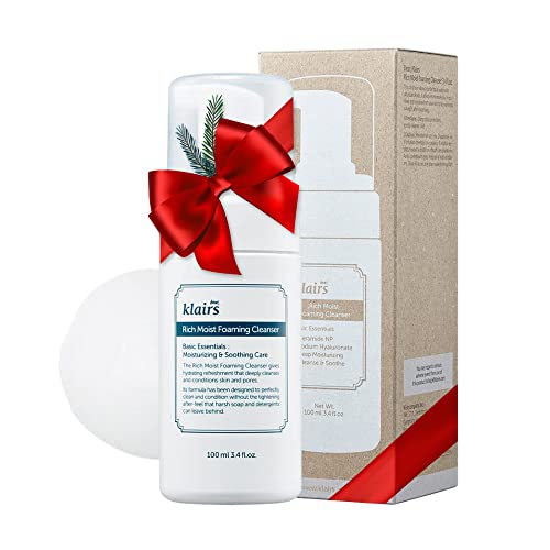 Klairs Rich Foam Cleanser Espuma Limpiadora e Hidratante Facial, 100 Mililitros Cover