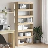 Utilisation optimale de l'espace et esthétique : cette étagère à livres haute en métal maximise votre espace de rangement et vous aide à garder l'ordre tout en soulignant votre style personnel. C'est un atout fonctionnel et esthétique pour tout intérieur et favorise une atmosphère agréable dans la maison.