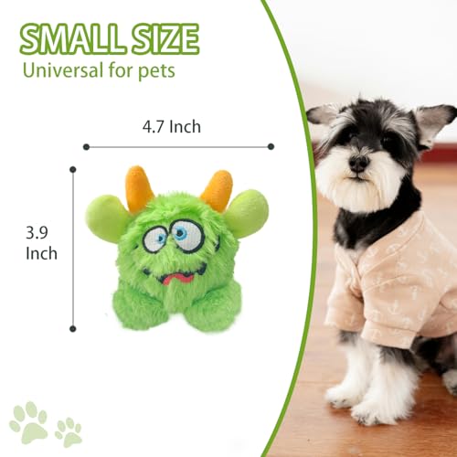Pelota de juguete para perro de peluche con chirrido miniatura 4