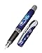Produktbild Online Füller College Let's Play, Tinten-Füller für Rechtshänder, ergonomisches Griffstück, Iridiumfeder medium, Standard-Tintenpatronen, inkl. Kombipatrone blau, 1 Stück (1er Pack)