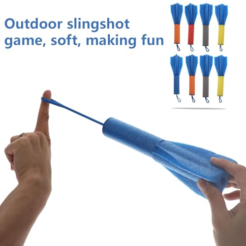 8 Stück Finger Rakete, Schaumstoff-Rakete Spielzeug Kinderspielzeug Draußen Rakete, Für Eltern-Kind-Spiele, Geburtstagsgeschenke (Zufällige Farbe)