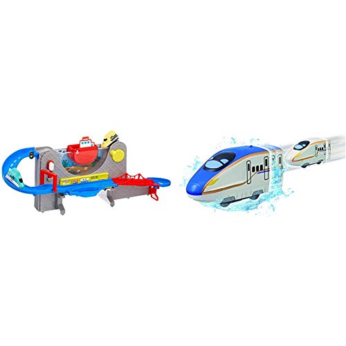 おふろDEミニカー すすめ! 海底トンネル! 北海道新幹線はやぶさ&ドクターイエローセット & おふろDEミニカー E7系北陸新幹線かがやき【セット買い】