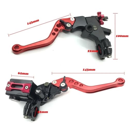 Levier d'embrayage de moto pour réparer une commande dure avec le maître-cylindre 12.7mm - 4
