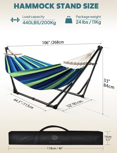Anyoo 2-in-1 Hammock Stand