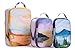 Compression Packing Cube Set 3pcs, Travel Bags Organizer for Luggage/Backpack