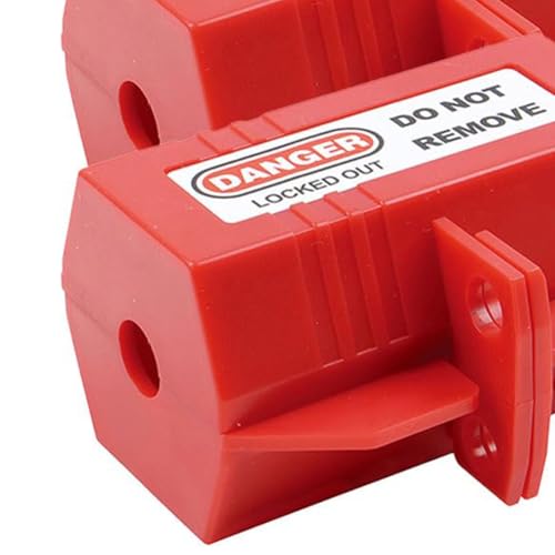 Couvercle de serrure électrique rouge A pour bloquer vos prises - 6