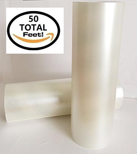 Frisco Craft Transfer Tape Roll 15" x 50 Feet Clear Registration Tape | Application Tape Compatible with Cricut Cameo Self Adhesive Vinyl for Signs Stickers Decals Walls Doors Windows