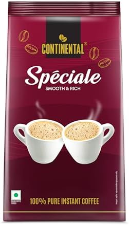 Continental Speciale Medium Roast Instant Coffee Granules | 200g Pouch | Smooth & Rich Blend of Arabica & Robusta | No Added Flavors