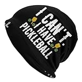 No Puedo Tener Pickle Ball Gorro Slouchy Gorro De Punto Leggero Sombreros Cálidos para Corsa Uomini Ciclismo