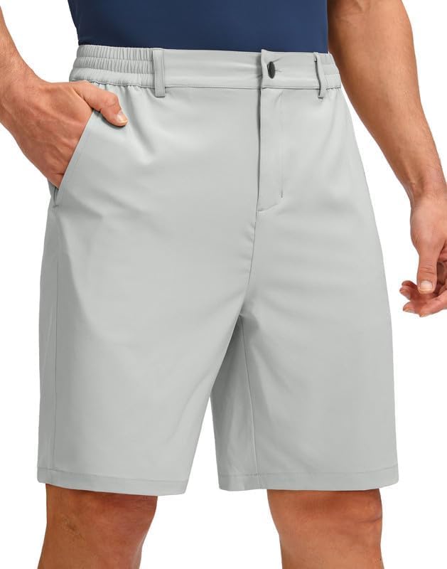 G Gradual Men's Golf Shorts with 5 Pockets 9" Light Weight Stretch Quick Dry Casual Dress Work Shorts for Men - Image 2