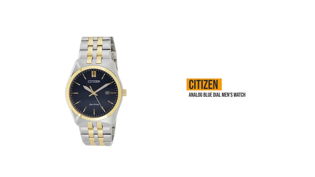 Citizen Stainless Steel Analog Blue Dial Men Watch-Bm7334-66L