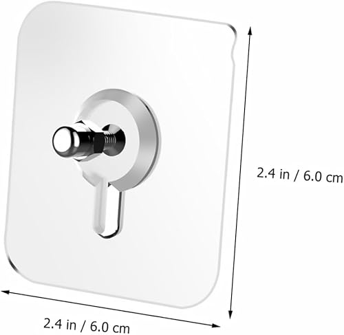 Miniatura 5 de 20 ganchos autoadhesivos sin costuras con varilla de tornillo para decoración del hogar, fuerte capacidad de peso y ganchos multiusos para organizar