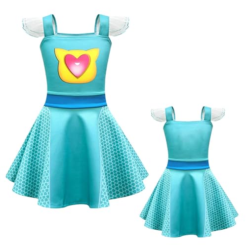 Disfraz de superheroes con encaje y accesorios para niñas miniatura 2