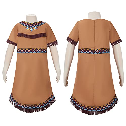 Helltaker Kids Native American Costume Girls Dress Indigenous American Indians Kids Cosplay #TOP3