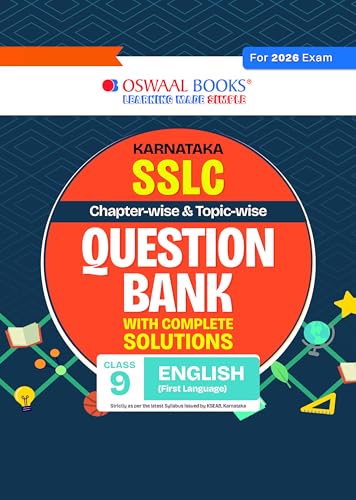 Image of Oswaal Karnataka Chapterwise & Topicwise Question Bank Class 9 - English First Language