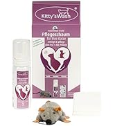 maxxiclean world - Kitty's Wash Popo Schaum Set - Feuchttuchschaum für Ihre Katze - Reinigt und p...