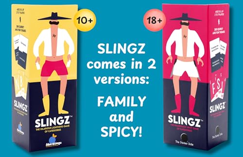 Slingz by Blue Orange Games, Fast and Hilarious Word Card Party Game of Categories for Ages 10 & Up, 2 to 7 Players by blue orange - Image 4