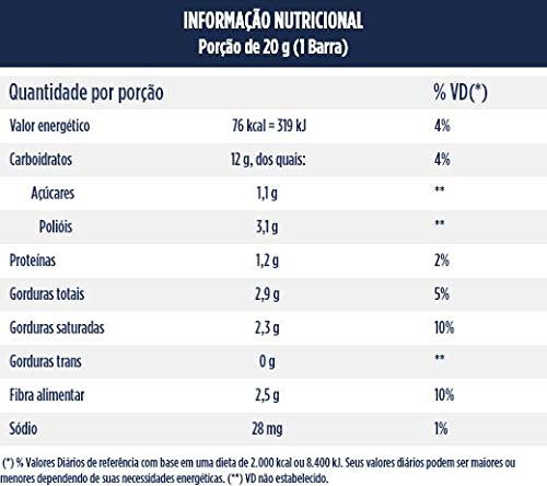 Barra de Cereais Cookies 'N Cream Linea com 3 Unidades