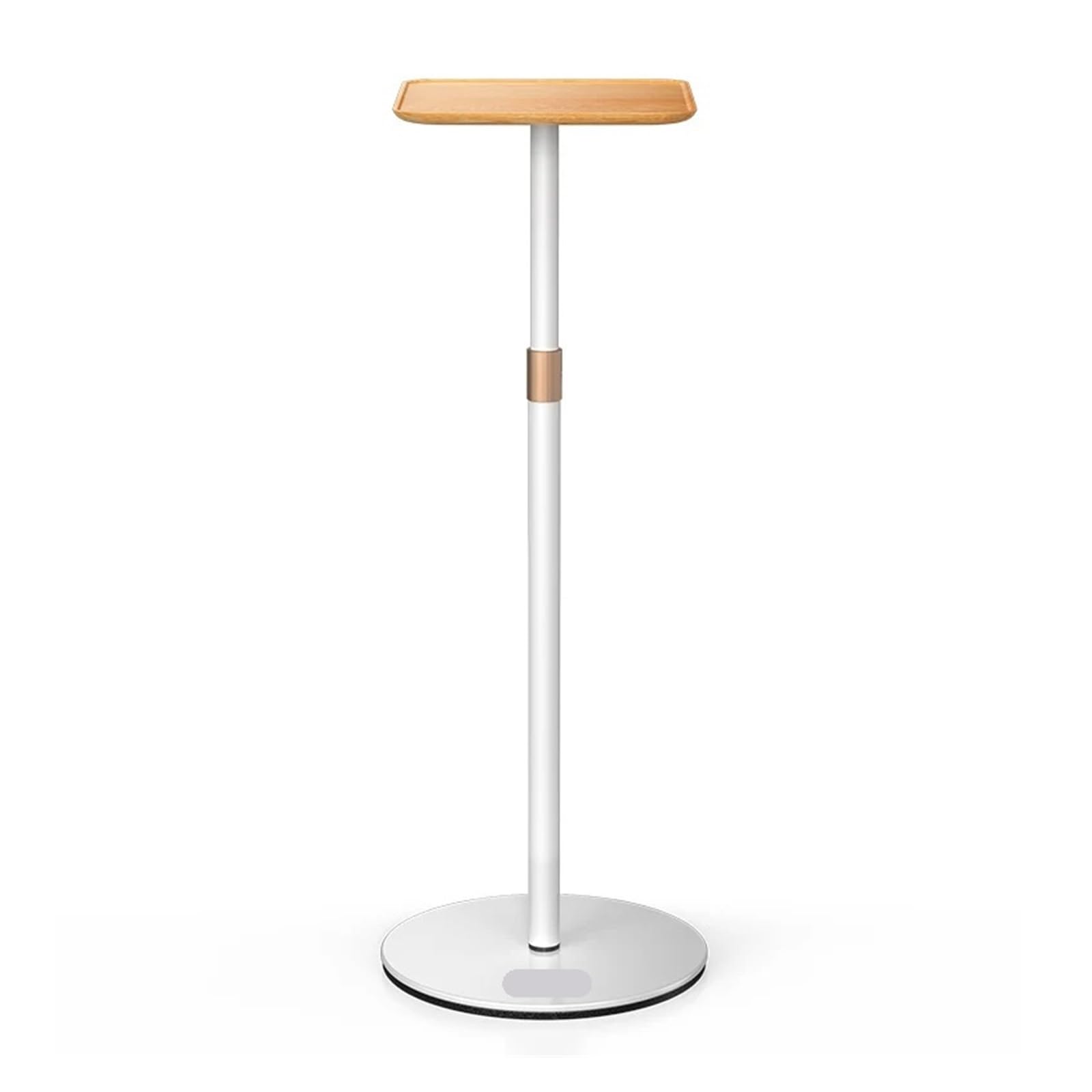 Soporte De Suelo Ajustable En Altura con Bandeja De Madera