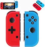 【Admite dos modos de carga】Los mandos izquierdo y derecho están equipados con baterías recargables de 300mAh. Cuando está completamente cargado, el mando de Switch puede funcionar durante 8-10 horas como mando autónomo. Tiempo de carga: 2 horas. Puedes cargar el mando conectándolo a la consola Switch. También puedes cargar cada mando por separado mediante un cable USB.