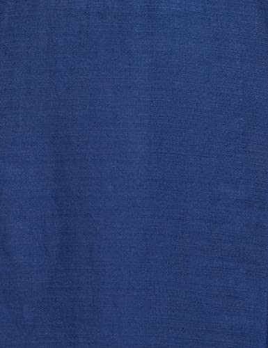 Image of BIBA Women Blue Cotton Solid Kurti