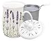 Ashdene I Love Lavender Bone China 3 Pce infuser 11-Ounce Mug Set in Gift Box