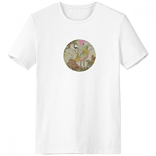 T-shirt blanc Ukiyo-e Japon confortable pour les journées de printemps XL