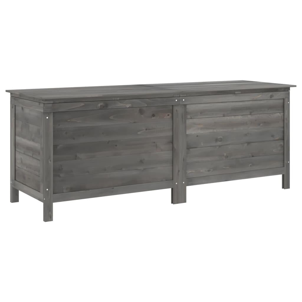 ShGaxin Skrzynia ogrodowa z litego drewna Świerk Szary Antracyt 150x50x56,5 cm, Łuk Ogrodowy Zewnętrzny, Pnącza Róża, Łuk Ślubny, Łuk Roślin Pnących, Łuk Kwiaty