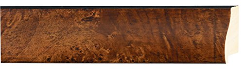 Picture Frame Moulding (Wood) 100ft Bundle - Traditional Walnut Finish - 2.125