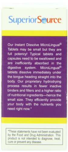 Superior Source No Shot B6B12Folic Acid Plus D Multivitamins, 100 Count #TOP1
