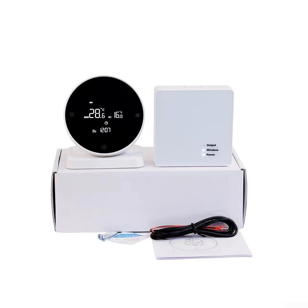 Inalámbrico para termostato inteligente LCD control táctil caldera de gas
