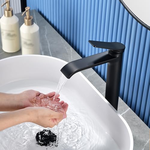 Grifo cascada alto QYYZTQY solución antigoteo y fácil instalación