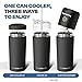 Frost Buddy Universal XL Can Cooler - Fits All - For 12, 16, 20, and 24 ounce Bottles - Insulated Double-Walled Stainless Steel (Merica-)