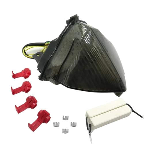 Phare moto feu stop arrière pour YZF R1 04-06 : visibilité maximale contre la pluie
