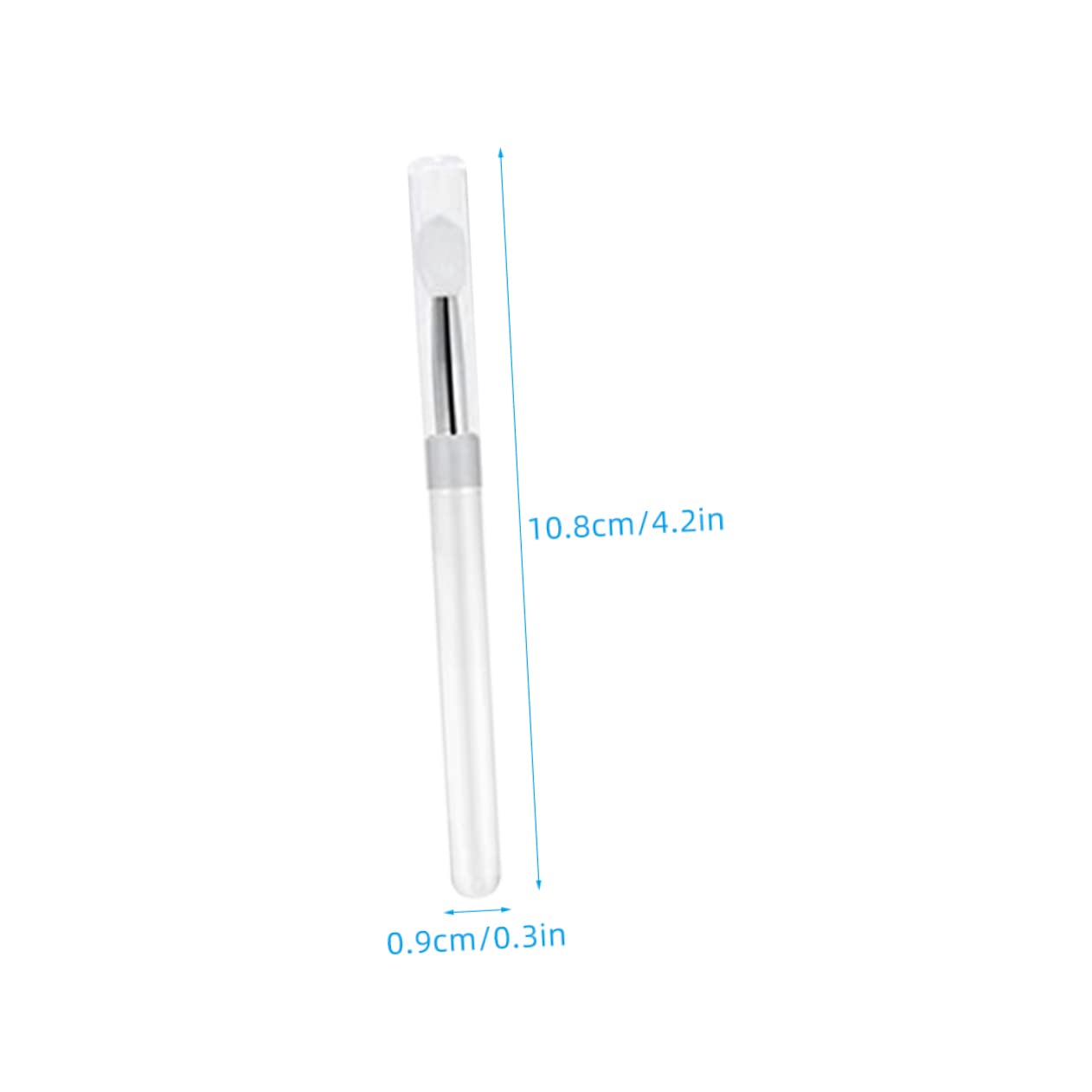 EPIGEIST 5Pcs Silicone Lip Brush Portable Non Stick Applicators for Lipstick Eyeshadow Handle Makeup Brushes for Daily Use