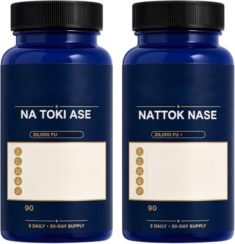 Nattokinasa 20000 FU cápsulas en pack de 2 envases para circulación de piernas
