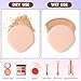 8Pcs Air Cushion Makeup Puffs for Foundation Concealer and Powder Korean Makeup Sponge Puff Teardrop Mix Setting Make Up Cushion Puffs Foundation Sponge for Liquid, Cream, and Powder