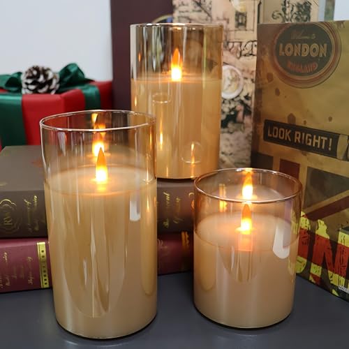 Image of Rechargeable Flameless Candles Type-c Rechargeable Battery Candle with Remote Control and Timer Function Real Wax Warm Color Moving Flame for Halloween Christmas Festival Wedding Home Party 200 Hours