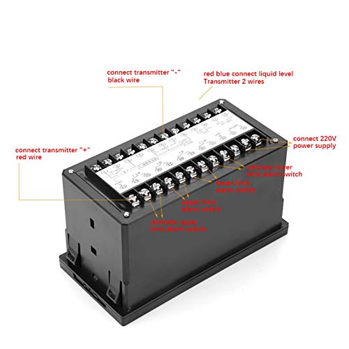 Affichage, T80 AC220V 4-20mA Affichage de colonne lumineuse Transmetteur intelligent de niveau de pression, installation et utilisation faciles et puissantes