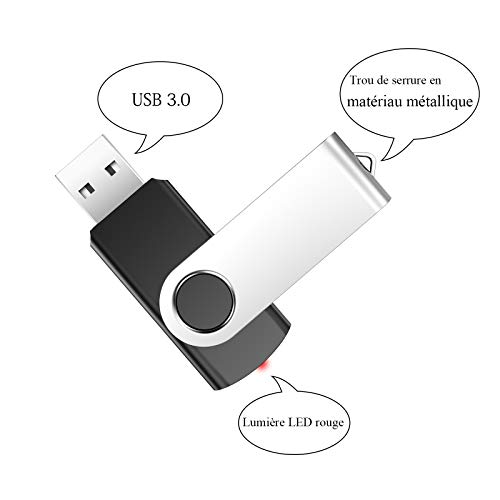 VIEKUU USB Stick 8 GB,USB 3.0 Speicherstick mit Einer maximalen Geschwindigkeit von 120MB/s.Drehbarer… – Bild 5