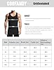 COOFANDY Canotta da Uomo Canotta Estiva Canottiera Bodybuilding ad Asciugatura Rapida Palestra Senza Maniche Canotte Sportive per Allenamento Vino Nero/Grigio/Bianco XXXL #5