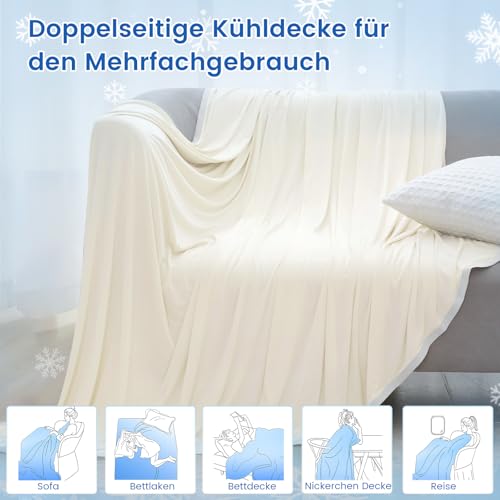 PHF Kühldecke 230x270cm, Arc-Chill Q-Max>0.5 doppelseitige selbstkühlende Kühldecke… – Ansicht 4