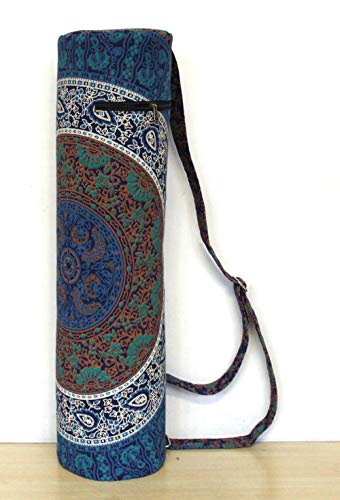 Indian Craft Yoga Mat Carrier Bag w/Shoulder Strap - Image 3