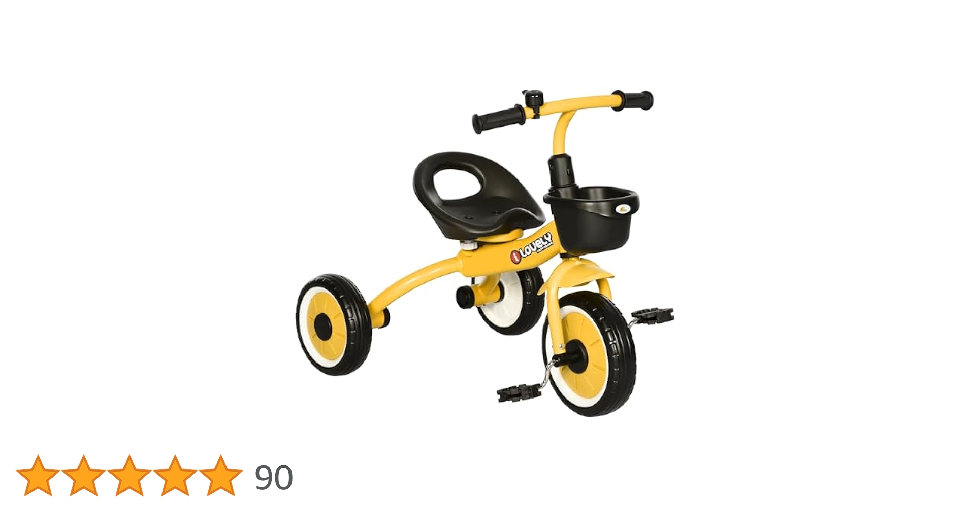 Qaba Tricycle for Toddler 2-5 Year Old Girls and Boys