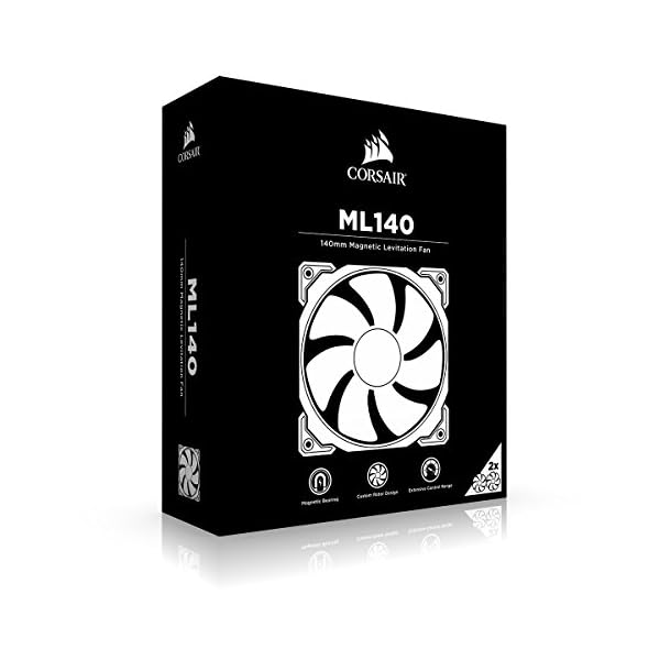 Corsair ML140 Ventilador de PC (140 mm, Levitación Magnética) Paquete Doble - Image 5