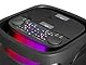 Trevi XFest XF 4400 DJ-Lautsprecher, kabellos, leistungsstark, 500 W, mit integriertem Mixer, Lautsprecher mit Karaoke-Funktion, USB, AUX-IN und TWS-Funktion, Audio-Lautsprecher für Partys und Events