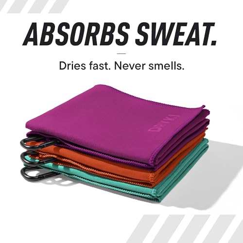 Image of Pocket-Sized Sweat Towels - Original Sweat Absorbing Handkerchiefs | Quick-Dry Microfiber Sweat Rags for Face, Hands, & Body - Men & Women - Gym, Sports, Work